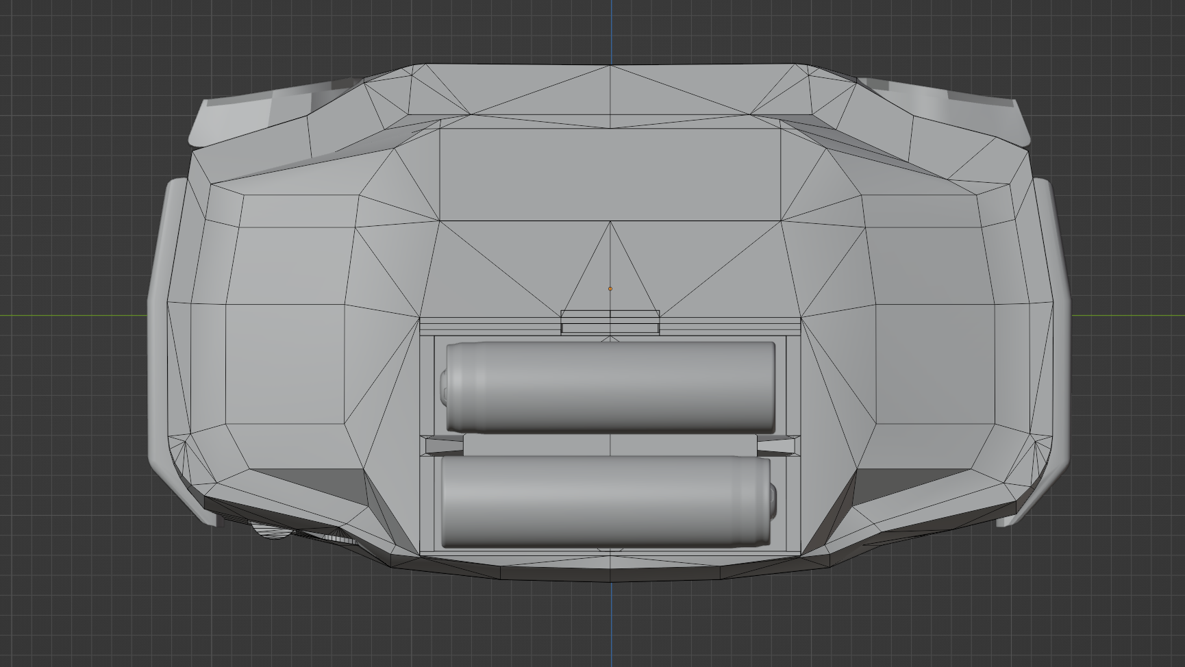 Wireframe face arrière